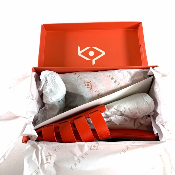 KATY PERRY The Confident Fisherman Mule Flame color Size 8M NEW - Picture 5 of 7